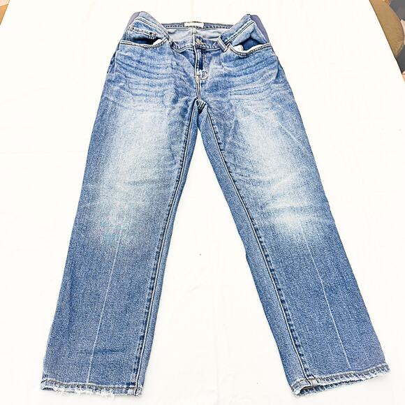 Hatch Maternity Medium Wash Straight Leg Denim Jeans Size 27 - Picture 2 of 7